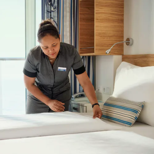 2x daglig kahytsservice